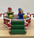 Gemmy Peanuts Christmas Spinning Teacups Musical Animated Carousel Ride Holiday. Fixed Price $38.00.