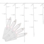 Celebrations Platinum Led T5 Warm White Icicle Christmas Lights 9.5 Ft. Fixed Price $54.97.