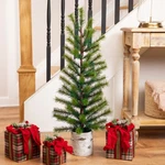 Northlight Slim Pine Potted Artificial Christmas Tree - 36" Unlit. Fixed Price $52.91.