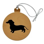 Dachshund Wiener Dog Wood Christmas Tree Holiday Ornament. Fixed Price $5.99.