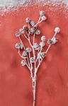32" Frosted Pinecone Branch Spray Pick Christmas Raz Imports New F4060866. Fixed Price $18.95.