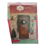 Holiday Time Fa La & Snowman Hanging Banner Christmas Door Decor 14" X 72". Fixed Price $11.03.