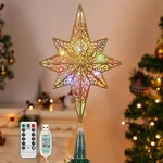 Lewondr Christmas Star Tree Topper, 14 Inch Hollowed Bethlehem. Fixed Price $38.39.