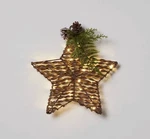 Led Hanging Metal Star Faux Greenery Christmas Novelty Scupture Light Wondershop. Fixed Price $16.95.