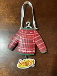 Hallmark Seinfeld Festivus For The Rest Of Christmas Sweater Ornament 2.25". Fixed Price $15.00.