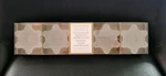 *rare* Williams Sonoma Frosted Glass Snowflake Tiny Taper Candle Holders Set (4). Fixed Price $12.99.