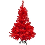 Northlight 4' Scarlett Red Pine Artificial Christmas Tree, Unlit. Fixed Price $120.49.