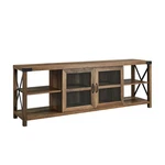 Walker Edison Rustic Modern Farmhouse Metal Wood Tv Stand, 70" - Oak. Fixed Price $208.85.