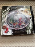 Vintage Crystal Clear Studios 1992 Christmas Joy Glass Platter 14" Style 312/230. Fixed Price $22.00.