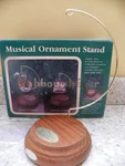 Carlton Cards Heirloom 1991 Christmas Ornament Musical Display Stand. Fixed Price $14.98.