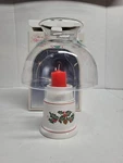 Merry Christmas Classique Hurricane Lamp 14-7927 Jay Import Co, Inc Box. Fixed Price $11.99.