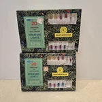 New Vtg. Boxes "yule Glo" 20 Miniature Christmas Light Strings Indoor Outdoor.. Fixed Price $19.99.