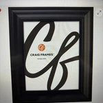 Craig Frames 21834700BK 16 By 24-INCH Picture Frame, Smooth Wrap Finish, 2-INCH. Fixed Price $45.99.