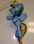 Hasbro My Little Pony Christmas Ornament Rainbow Dash 4". Fixed Price $14.99.