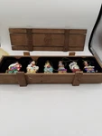 Thomas Pacconi Classics 2004 Glass Ornaments Circus Train Set Of 6 W/box. Fixed Price $89.99.