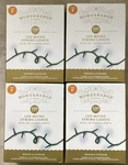 Lot Of 4 Wondershop 9.5' 3MM 100CT Led Micro Christmas String Lights, Green Wire. Fixed Price $40.00.