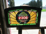 Antique Stained Glass Transom Window Address 2306 32 X 20 Salvage. Fixed Price $499.00.