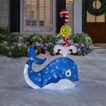 Christmas Whale Home Accents Holiday Tinsel Led Lollipop Candy Yard Decoration. Fixed Price $150.00.