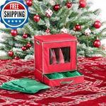 Honey-can-do Holiday Decorations Storage Box With Handles, Clear-view Window, Di. Fixed Price $39.57.