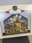 Byers Choice Nativity Wooden Advent Calendar Carolers Doors Christmas 2017 Nib. Fixed Price $85.00.
