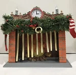 Rite Aid 14" Musical Wind Chime Fireplace With Mantel Clock Christmas Decor. Fixed Price $19.91.