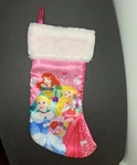 Disney Princess Cinderella Sleeping Beauty Pink 16" Child Christmas Stocking. Fixed Price $10.00.