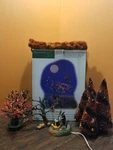 Extras! Dept 56 Up Away Flying Hocus Pocus Witch Tree Hedge Halloween Village. Fixed Price $145.00.