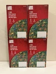 4 Boxes / Home Accents Holiday 150 Colored Incandescent Mini Net Lights 6. Fixed Price $37.99.