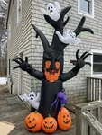 Gemmy Inflatable 10.5FT Black Animated Tree Reaching 2022 Kaleidoscope. Fixed Price $119.99.