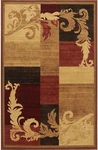 Catalina Pierre Modern Geometric Area Rug 7'10" X 10'2" Brown Red Beige. Fixed Price $190.99.