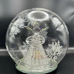 Ganz Blown Glass Angel In Ball, Christmas Ornament, Changes Colors New. Fixed Price $28.00.
