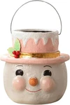 Bethany Lowe Pastel Holly Hat Snowman. Fixed Price $129.99.