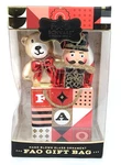 Fao Shwarz Hand Blown Christmas Ornament Gift Bag. Fixed Price $12.99.