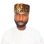 Leopard Print Kufi Hat, African Animal Bold Men Beanie Velvet. Fixed Price $19.99.