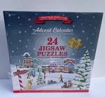 Eurographics Christmas Town Fair Advent Calendar Jigsaw 24 Puzzles. Fixed Price $24.00.