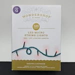 Wondershop Target 100 Led Micro String Lights Red Green Wire Indoor Outdoor 9FT. Fixed Price $14.99.