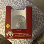 Glass Christmas Ball With Light Up Color Changing Angel Inside. Fixed Price $11.99.