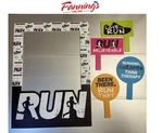 Opened Big Dot Of Happiness Set The Pace Photo Booth Picture Frame & Props. Fixed Price $28.95.