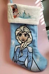 Disney Frozen Elsa Christmas Stocking Blue/multi Color 18". Fixed Price $8.00.