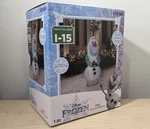 2019 Gemmy Disney Frozen 5.5 Ft Olaf Snowman Wreath Airblown Light Up Inflatable. Fixed Price $29.99.