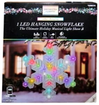 Gemmy Orchestra Of 24 Led Color Changing 18" Snowflake Lightshow Nib. Fixed Price $99.99.