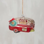 Primitives By Kathy Red Camper Glass Ornament New Christmas Holiday. Fixed Price $10.39.