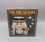 Vtg Tis The Season Holiday Ceramic Coffee Mug Nutcracker Christmas Collectible. Fixed Price $14.99.