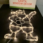 Lighted Santa Vintage Christmas Decoration 18 Target 2012 W/ Box Window. Fixed Price $14.90.