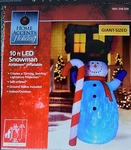 Gemmy 10FT Airblown Inflatable Snowman Kaleidoscope Lightshow Led Lighted Nib. Fixed Price $165.00.