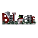 Morning View Wooden Believe Sign - Rustic Christmas Decor, Letters Seaso.... Fixed Price $40.15.