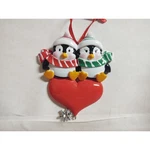 Penguin Heart Ornament By Polarx. Fixed Price $14.39.