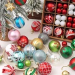 44PCS Christmas Ornaments Shatterproof For Xmas Tree Holiday Wedding. Fixed Price $30.87.