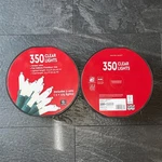 2 Spools - 350 Clear Lights Green Wire Indoor/outdoor 175 Sets Festive Voice. Fixed Price $24.00.