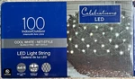 New! Celebrations 100 Net-style Led Light String Nib! Cool White Indoor/outdoor. Fixed Price $10.88.